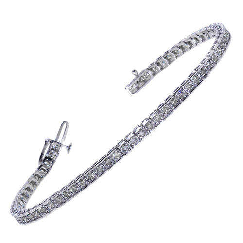 **R32 000.00**WHITE GOLD 2.35 CT 100% NATURAL DIAMOND TENNIS BRACELET