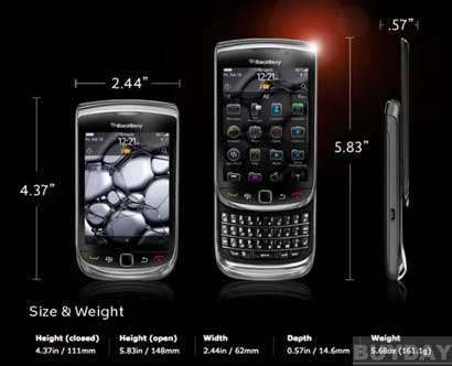 BLACKBERRY TORCH 9800 8GB UNLOCKED AND SEALED