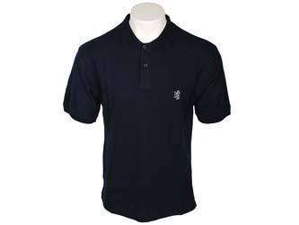 PRINGLE MEN'S CASUAL NAVY POLO SHIRT - SIZE MEDIUM