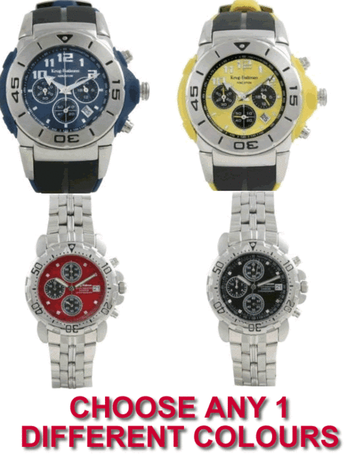 Krug Baumen Mens Chronograph Watch