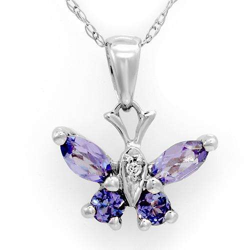 **R3 600.00**Attractive Necklace With Precious Stones Genuine Diamond and Tanzanites Crafted in Gold
