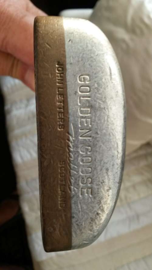 John Letters Golden Goose Putter Mallet RH 35''