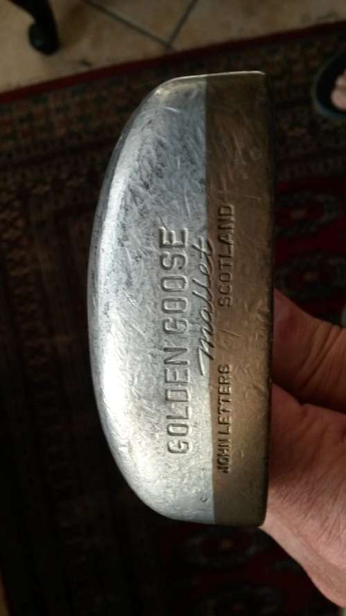 John Letters Golden Goose Putter Mallet RH 35''