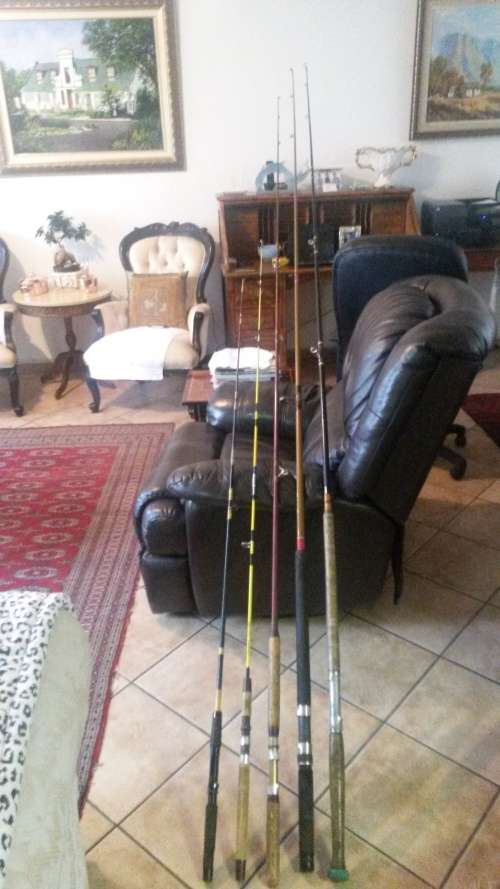 5 Fishing Rods Combo