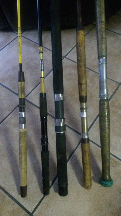 5 Fishing Rods Combo
