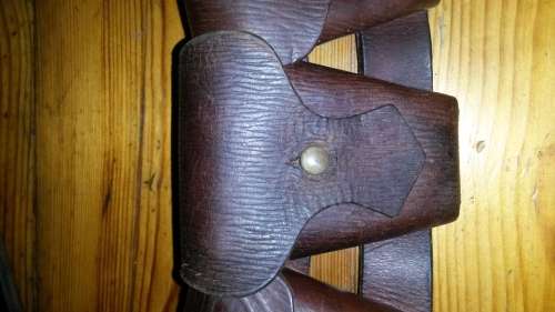 Vintage Leather SAP Ammunition Belt