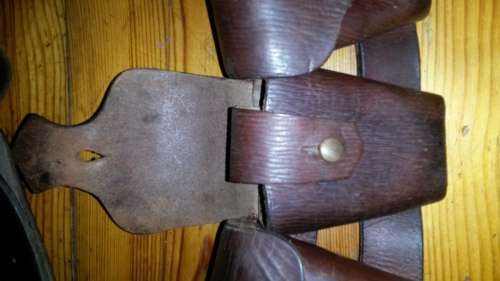 Vintage Leather SAP Ammunition Belt