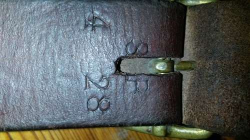 Vintage Leather SAP Ammunition Belt