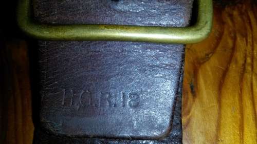 Vintage Leather SAP Ammunition Belt