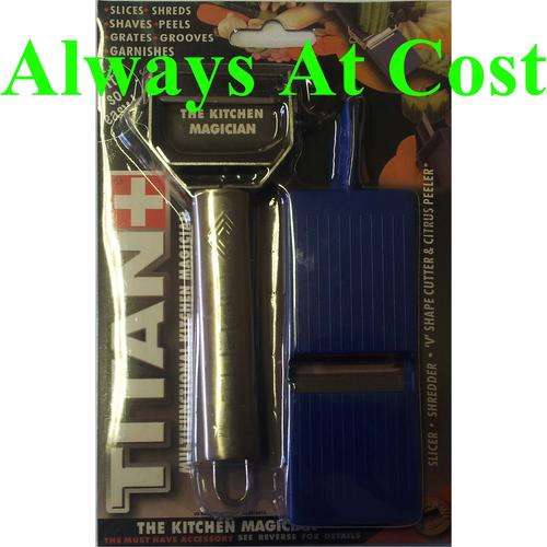 Titan + Multifunctional Kitchen Magician With Free Slicing Board.As Seen On TV.