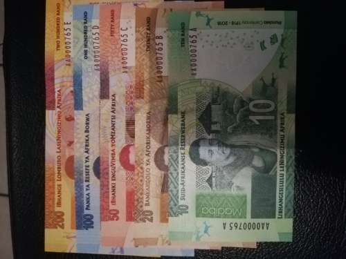 BRAND NEW CENTENARY AA LOW NUMBERED BANKNOTES