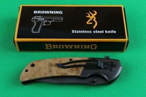 New! Browning Knife 354 Folding Titanium Blade 440C Steel  -3 AVAILABLE!!