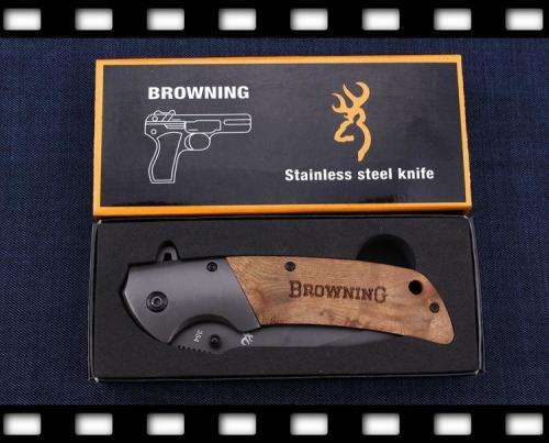 New! Browning Knife 354 Folding Titanium Blade 440C Steel  -3 AVAILABLE!!