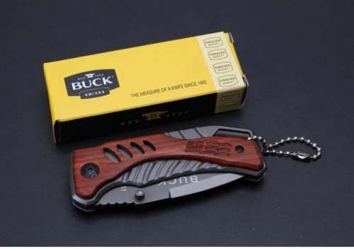 New 2017 Buck X61 folding knife 440C blade 57HRC steel & rosewood handle -  Only 3 available!!