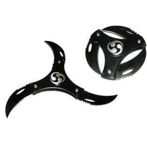 VL-03B FANTASY FOLDING KNIFE THREE 3" CURVED BLADES - LAST 2 AVAILABLE!!