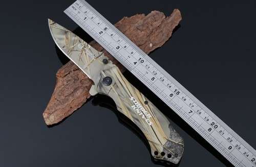 STRIDER Outdoor Reed Camouflage Folding Knife  - 3 Available!!