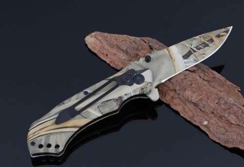 STRIDER Outdoor Reed Camouflage Folding Knife  - 3 Available!!