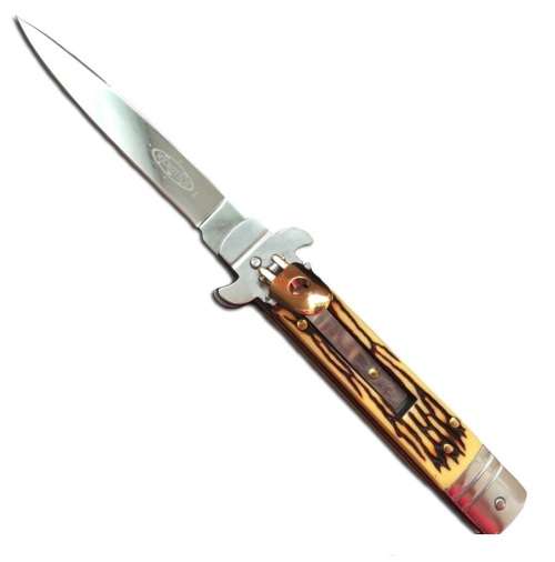 MICROTECH AKC Godfather Knife 440C 56HRC Mirror Blade Polish Xmas Gift - 2 Available!!