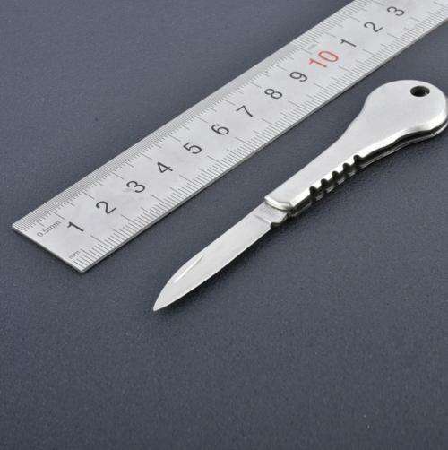 Mini Key Knife Fold Key Pocket Knife Key Chain Knife Peeler Portable  -  3 AVAILABLE!