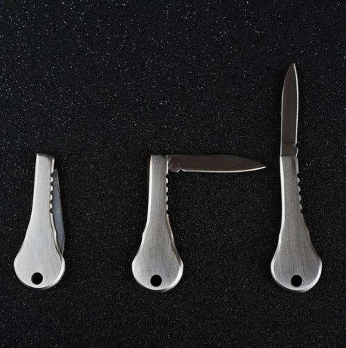 Mini Key Knife Fold Key Pocket Knife Key Chain Knife Peeler Portable  -  3 AVAILABLE!