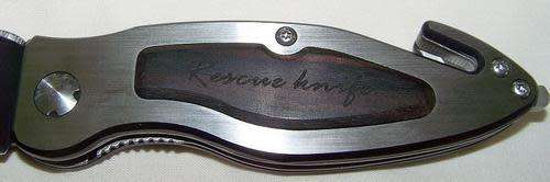 Smith & Wesson survival knife AT-6 440 57HRC impactor titanium coating knife - 2 Available!!