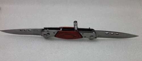 Survival Folding Stainless Steel Double Knife With LED - 3 on Auction!!