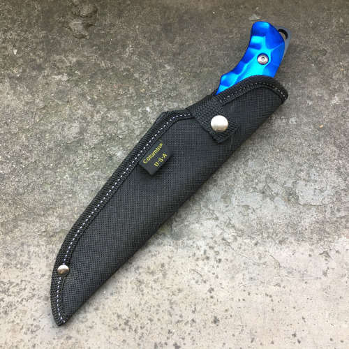 Columbia Blue Handle Survival Camping Tactical Bowie Hunting knife - 4 AVAILABLE!!