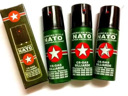 NATO CS-GAS Pepper Spray 60ml - 10 Available!!