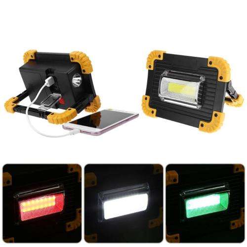 20W Portable LED COB Work Light Rechargeable Lantern/Powerbank Waterproof Floodlight - 5 AVAILABLE!