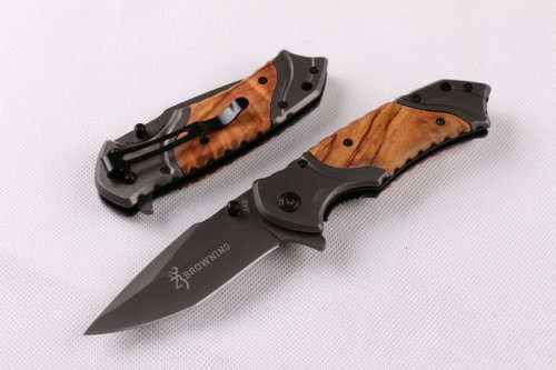 2018 New BROWNING X49 fast opening folding knife (Grey Titanium)  - 5 AVAILABLE!!