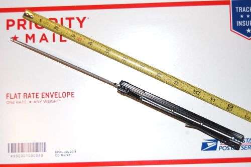 TAC-FORCE SPEEDSTER MONSTER 13" STILETTO BLACK LOCK KNIFE - 4 AVAILABLE!!