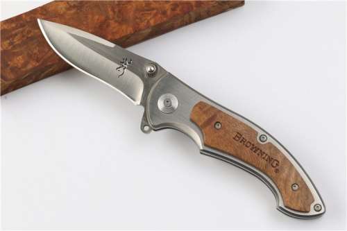 NEW BROWNING 337 HUNTING 440C ALL STEEL  FOLDING  KNIFE - 2 Available!!