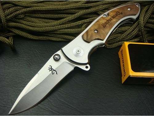 NEW BROWNING 337 HUNTING 440C ALL STEEL  FOLDING  KNIFE - 2 Available!!