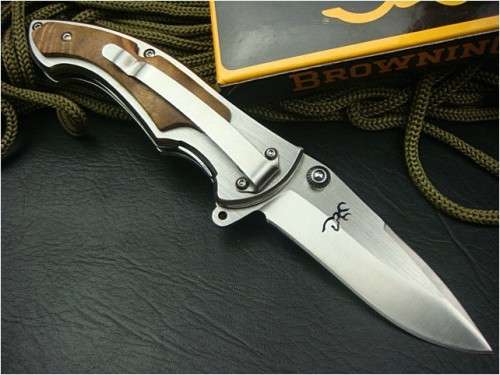 NEW BROWNING 337 HUNTING 440C ALL STEEL  FOLDING  KNIFE - 2 Available!!