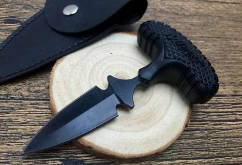 Self-Defense M-Tech Push Dagger Knife 440C blade with belt sheath - 10 Available!!