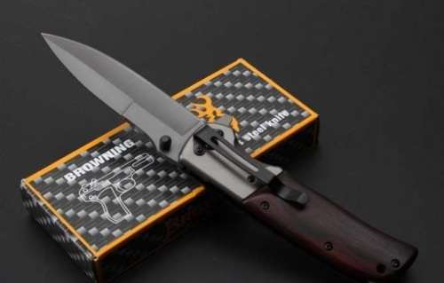 NEW Large Browning DA86 Titanium Tactical Folding Knife - 3 AVAILABLE!!