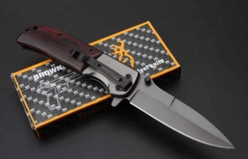 NEW Large Browning DA86 Titanium Tactical Folding Knife - 3 AVAILABLE!!