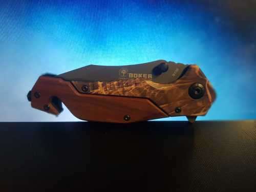 Boker Camo Rescue Titanium Tactical Folding Knife - 2 AVAILABLE!!