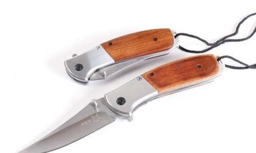 FOX DA70 Folding Knife 5CR13MOV Blade Steel With Wood Handle - LAST 1 AVAILABLE!!
