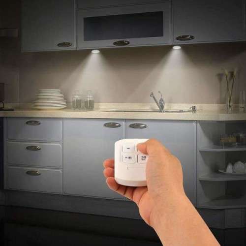 A set of three LED lamps with remote control BL-1012 - 2 Available!!