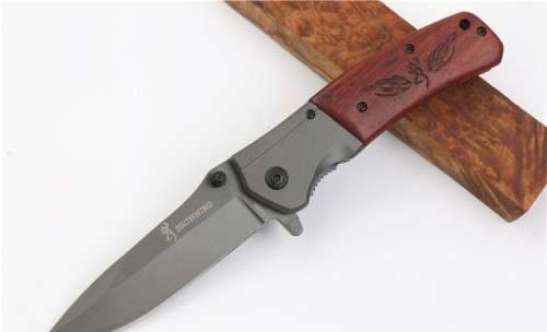 NEW - Large Browning DA98 Titanium Tactical Folding Knife  - 2 Available!!