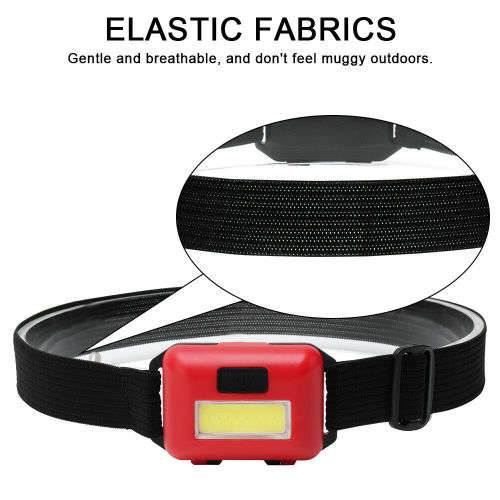 Mini 3 Modes Waterproof COB LED Flashlight Outdoors Headlight - 10 Available!