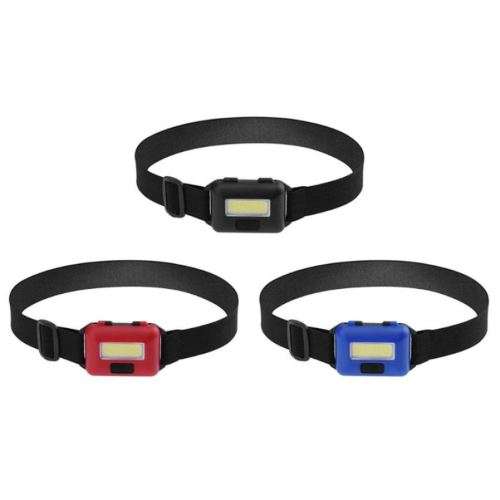 Mini 3 Modes Waterproof COB LED Flashlight Outdoors Headlight - 10 Available!
