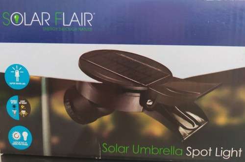 Solar LED Clip Spot Light  - 2 Available!!