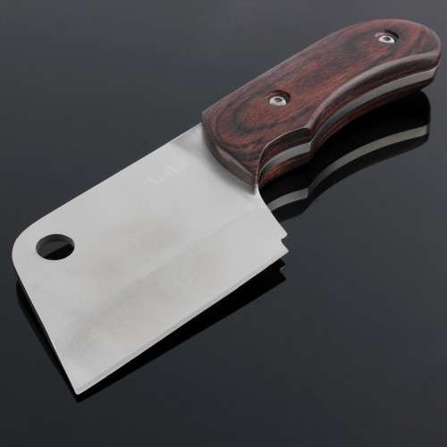 SANJIA K87 Extra Thick Full Tang Cleaver Knife with Nylon Sheath - 1 Available!!