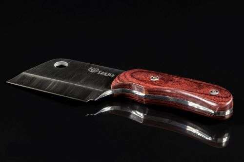 SANJIA K87 Extra Thick Full Tang Cleaver Knife with Nylon Sheath - 1 Available!!