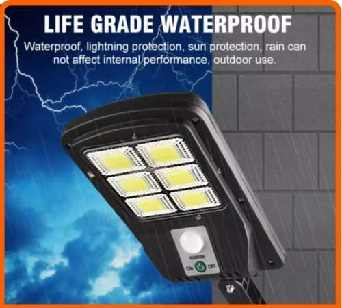 48 Cob Led Outdoor Waterproof Solar Street Light with Sensor - 2 Available!!