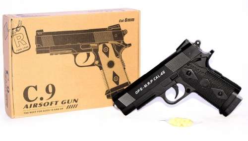 Airsoft BB Gun C.9 Cal-6mm - 2 Available