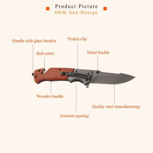 Browning DA308 folding EDC knife Brown - 5 available!!