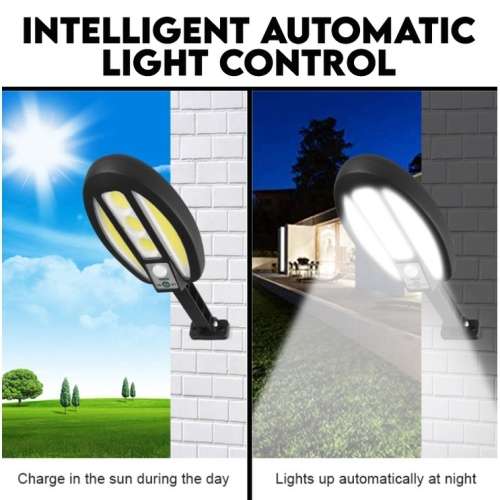 96 Cob Solar Sensor Street Light - 8 available